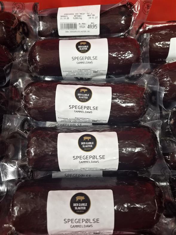 Spegepølse Gammeldaws