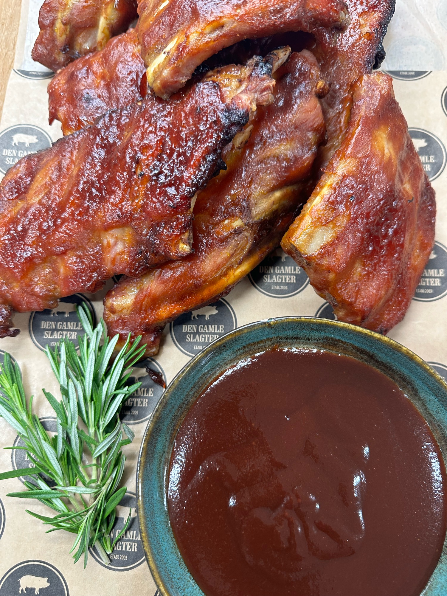 3 kg grillben + bbq sauce