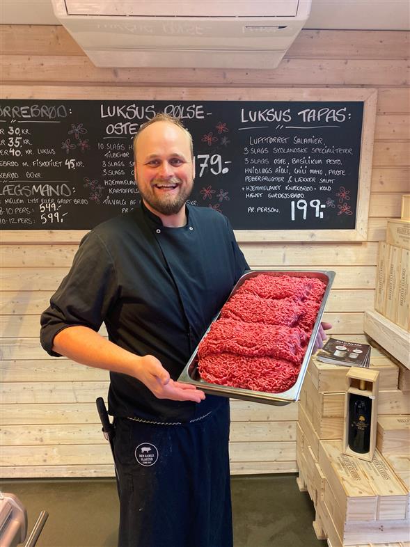 1000g Frisk hakket oksefars